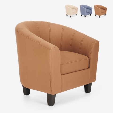 Design-nojatuoli keinonahkainen olohuoneen toimisto Seashell Soft