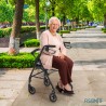 Taitettava rollaattori vanhukset vammaiset kori kävelytuki Hazel Myynti