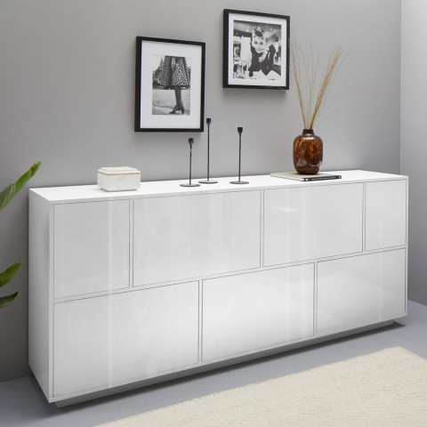 Sivupöytä 200cm olohuoneen sivupöytä keittiö valkoinen design Lopar Tarjous