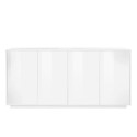 Sideboard olohuoneen keittiökaappi 180cm moderni muotoilu valkoinen Ceila Alennusmyynnit