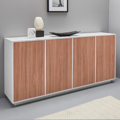180cm olohuoneen sivupöytä valkoinen Ceila Wood design keittiöyksikkö Tarjous