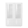Korkea lipasto vitriinillä 100cm olohuone moderni muotoilu valkoinen Syfe Alennusmyynnit