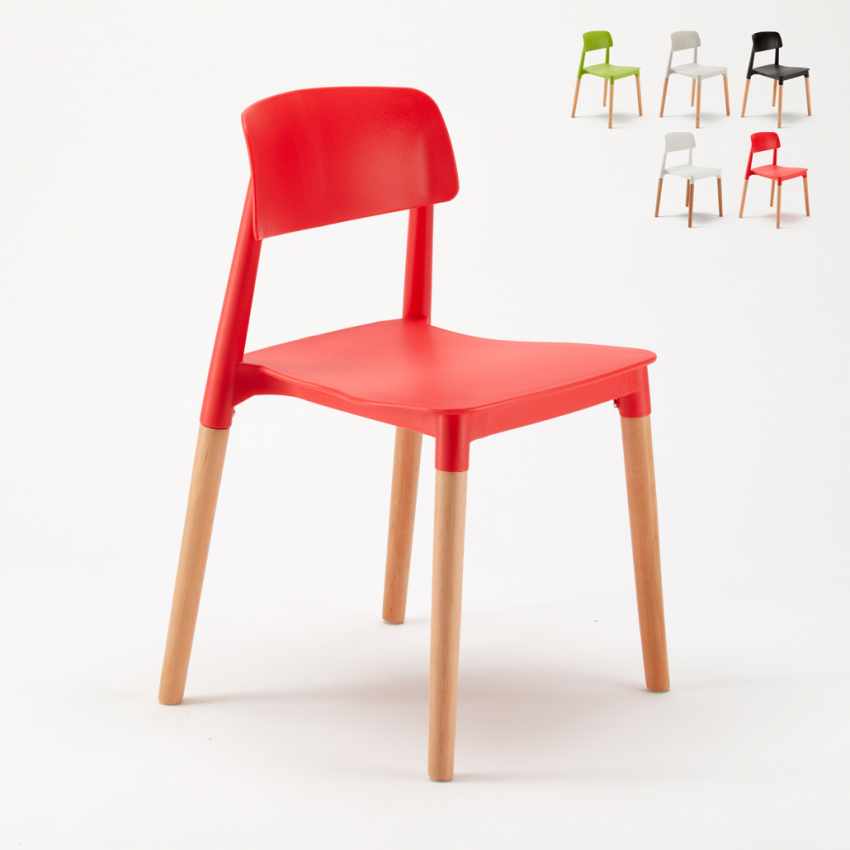 20 kpl tuolit kahvilaan, baariin, puuta ja polypropeenia, moderni design Barcellona Alennukset