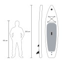 Ilmatäytteinen SUP Stand Up Paddle Board lapsille 8'6 260cm Mantra Junior 