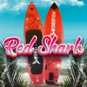 Ilmatäytteinen SUP Stand Up Paddle lapsille 8'6 260cm Red Shark Junior Hankinta