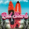 SUP puhallettava Stand Up Paddle Touring 12'0 366cm Red Shark Pro XL Hankinta