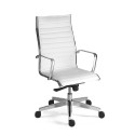 Stylo HWE valkoinen keinonahkainen ergonominen toimistotuoli Executive Design Tarjous
