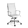 Stylo HWE valkoinen keinonahkainen ergonominen toimistotuoli Executive Design Tarjous