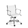 Ergonominen matala työtuoli hengittävällä verkkokankaalla valkoinen Stylo LWT Tarjous