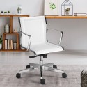 Ergonominen matala työtuoli hengittävällä verkkokankaalla valkoinen Stylo LWT Tarjous