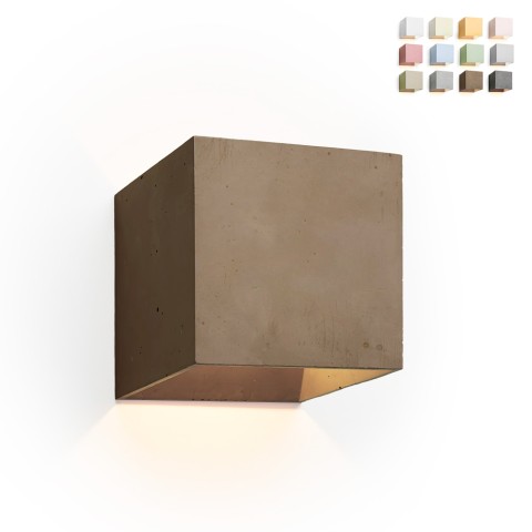 Seinävalaisin kuutio seinävalaisin moderni muotoilu Cromia Tarjous