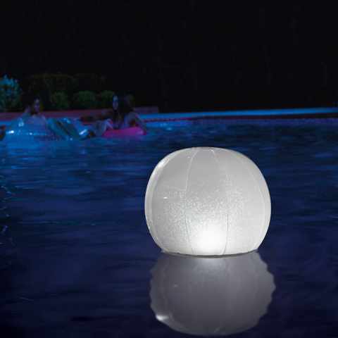 Kelluva led valo Intex 28693 pallomainen valaiseva lyhty uima-altaaseen
