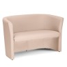 2-paikkainen keinonahkainen lounge-sohva office design Tabby Alennusmyynnit