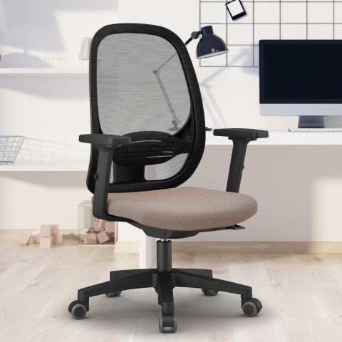 Smartworking-työtuoli ergonominen nojatuoli hengittävällä verkkokankaalla Easy T