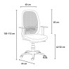 Smartworking toimistotuoli ergonominen nojatuoli hengittävä verkko Easy T Alennusmyynnit