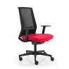 Ergonominen toimistotuoli, punainen verkkokangas, design Blow R Tarjous