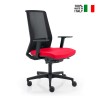 Ergonominen toimistotuoli, punainen verkkokangas, design Blow R Myynti