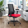 Ergonominen toimistotuoli, punainen verkkokangas, design Blow R Tarjous