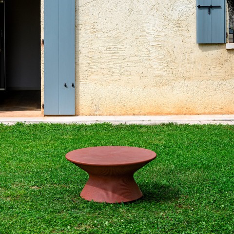 Matala sohvapöytä pyöreä moderni muotoilu terassi puutarha Fade T1-C