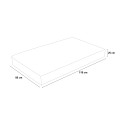 Makuualusta taskujousilla Memory Foam 25cm 80x190cm Hybridi Veradea Hinta