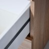 Toimistopöytä 4 laatikkoa moderni muotoilu puu KimDesk Alennusmyynnit