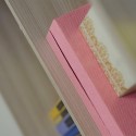 Puinen kirjahylly 6 osaa, säädettävät hyllyt, moderni toimisto Kbook 6OP Alennukset