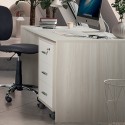 Työpöytäkaappi 3 laatikkoa avain pyörät moderni toimisto design Cour Ominaisuudet