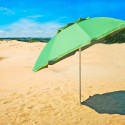 Aurinkovarjo rannalle alumiini 180 cm tuulenkestävä uv-suojattu Corsica 