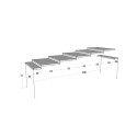 Laajennettava ruokapöytä 90x40-300 cm Diago Premium Oak Alennukset