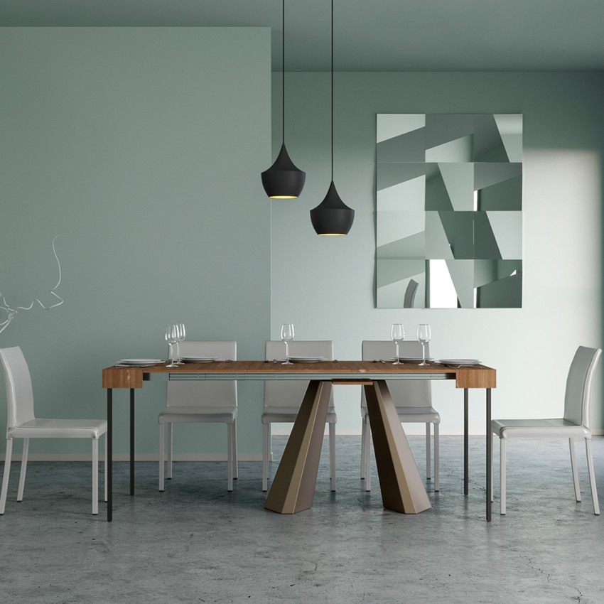 Diamante Fir jatkettava puinen konsolipöytä 90x40-300cm Tarjous