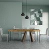 Pitkäksi laajennettava pöytä, puinen, 90x40-300cm, Diamante Premium Oak Alennusmyynnit