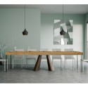 Pitkäksi laajennettava pöytä, puinen, 90x40-300cm, Diamante Premium Oak Alennukset