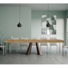 Pitkäksi laajennettava pöytä, puinen, 90x40-300cm, Diamante Premium Oak Alennukset