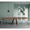 Laajennettava ruokapöytä Consolle 90x40-300cm Diamante Premium Fir Alennusmyynnit