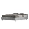 Harmaa parivuode 160x190cm säilytyslaatikolla Nuamo Concrete Tarjous