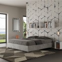 Harmaa parivuode 160x190cm säilytyslaatikolla Nuamo Concrete Tarjous