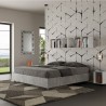 Harmaa parivuode 160x190cm säilytyslaatikolla Nuamo Concrete Tarjous