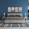 Moderni harmaa parisänky säilytyksellä 160x190cm Ankel Nod Concrete Alennukset