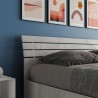 Moderni harmaa parisänky säilytyksellä 160x190cm Ankel Nod Concrete Alennusmyynnit