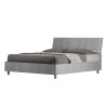 Parivuode harmaa, vino pääty, sälepohja 160x190cm Demas I Concrete Tarjous