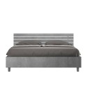 Ankel D Concrete harmaa parisänky 160x190 cm suoralla päädyllä ja sälepohjalla Tarjous