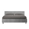Ankel D Concrete harmaa parisänky 160x190 cm suoralla päädyllä ja sälepohjalla Tarjous