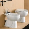 Lattialle asennettava keraaminen WC-allas vaakasuora huuhtelu Geberit Colibrì saniteettituotteet Myynti