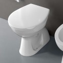 Valkoinen WC-istuimen kansi WC-istuin WC-istuin Normus VitrA Alennukset