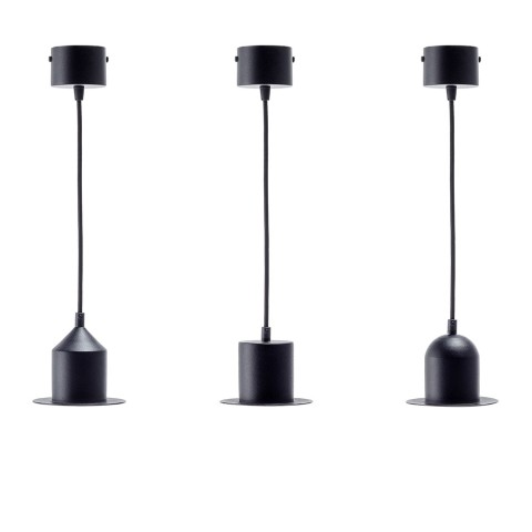 Moderni riippuva kattokruunu 3 valoa hattu Hat Lamp Set