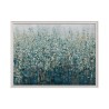 Abstrakti käsinmaalattu kuva kukkia kankaalle kehyksellä 90x120cm W669 Alennusmyynnit