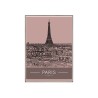 Tulosta kuvakehys kaupunki Pariisi 50x70cm Unika 0007 Myynti
