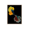 Tulosta valokuvakehys värikäs kala 30x40cm Unika 0021 Myynti