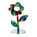Värikäs kukka koriste pop art tyyliin olohuoneen hylly Daisy Varasto
