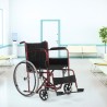 Pyörätuoli Taittuva ortopedinen pyörätuolin oksforikangas vammaiset ja vanhukset Lily Luettelo